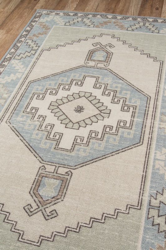 Momeni Anatolia Light Blue Traditional