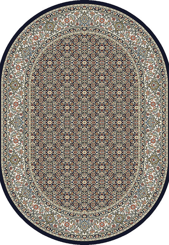 Dynamic Rugs Ancient Garden 57011 Navy Traditional Machine-Made Rug
