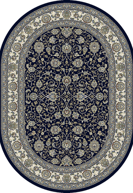 Dynamic Rugs Ancient Garden 57120 Blue Ivory Traditional Machine-Made Rug