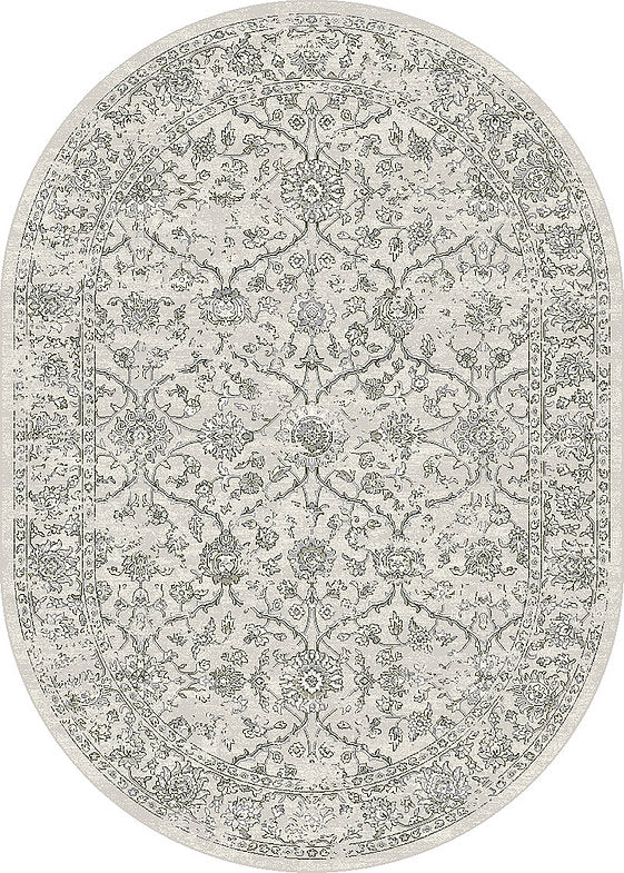 Dynamic Rugs Ancient Garden 57136 Silver Grey Traditional Machine-Made Rug