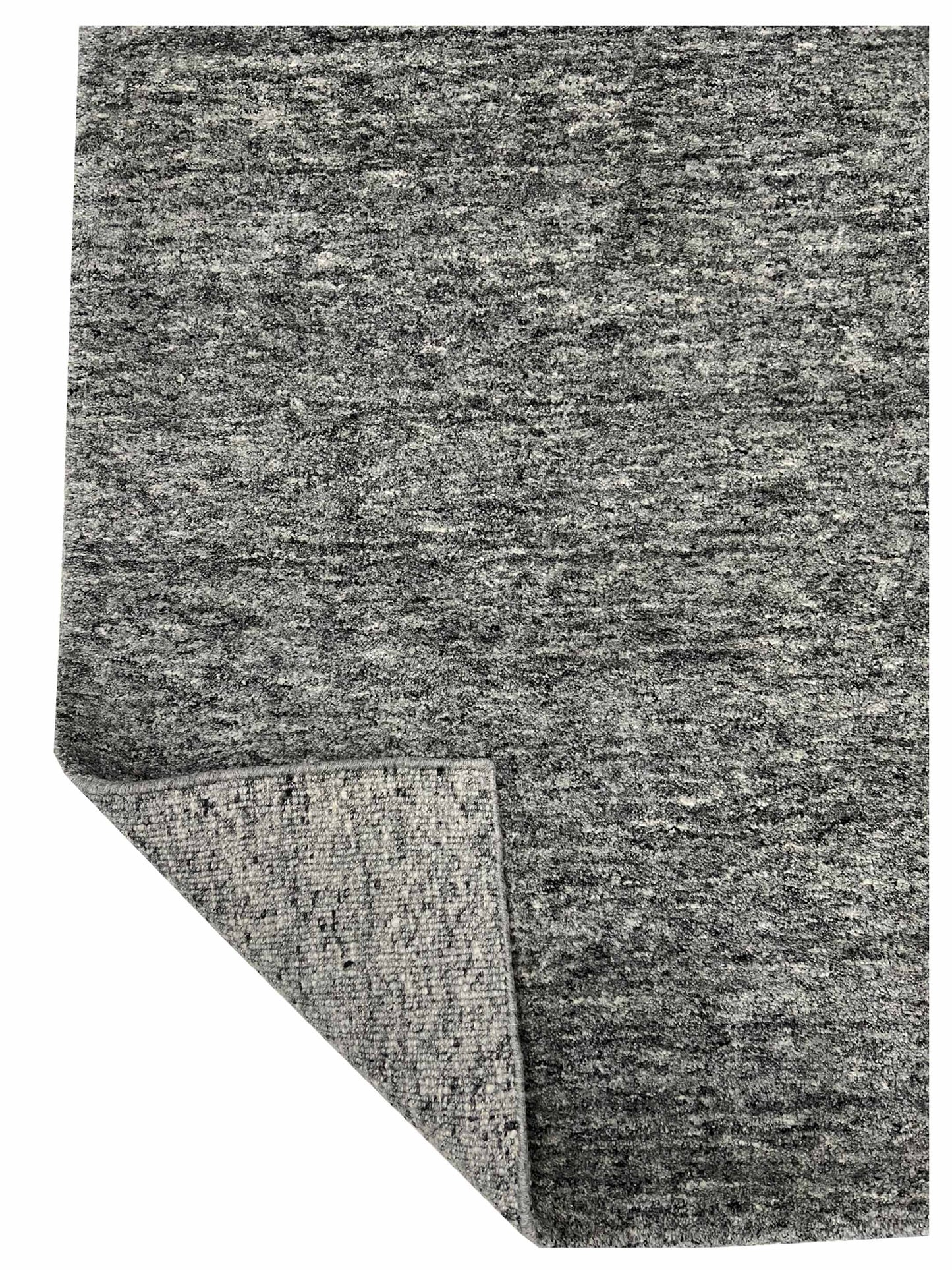 Artisan Marion Charcoal Contemporary Knotted Rug