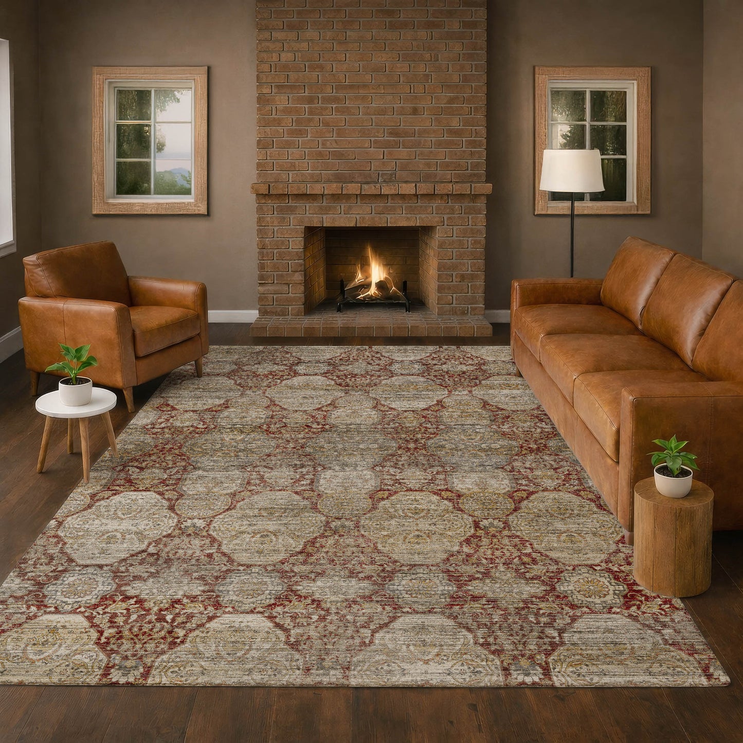 Dalyn Rugs Aristo Burgundy Traditional