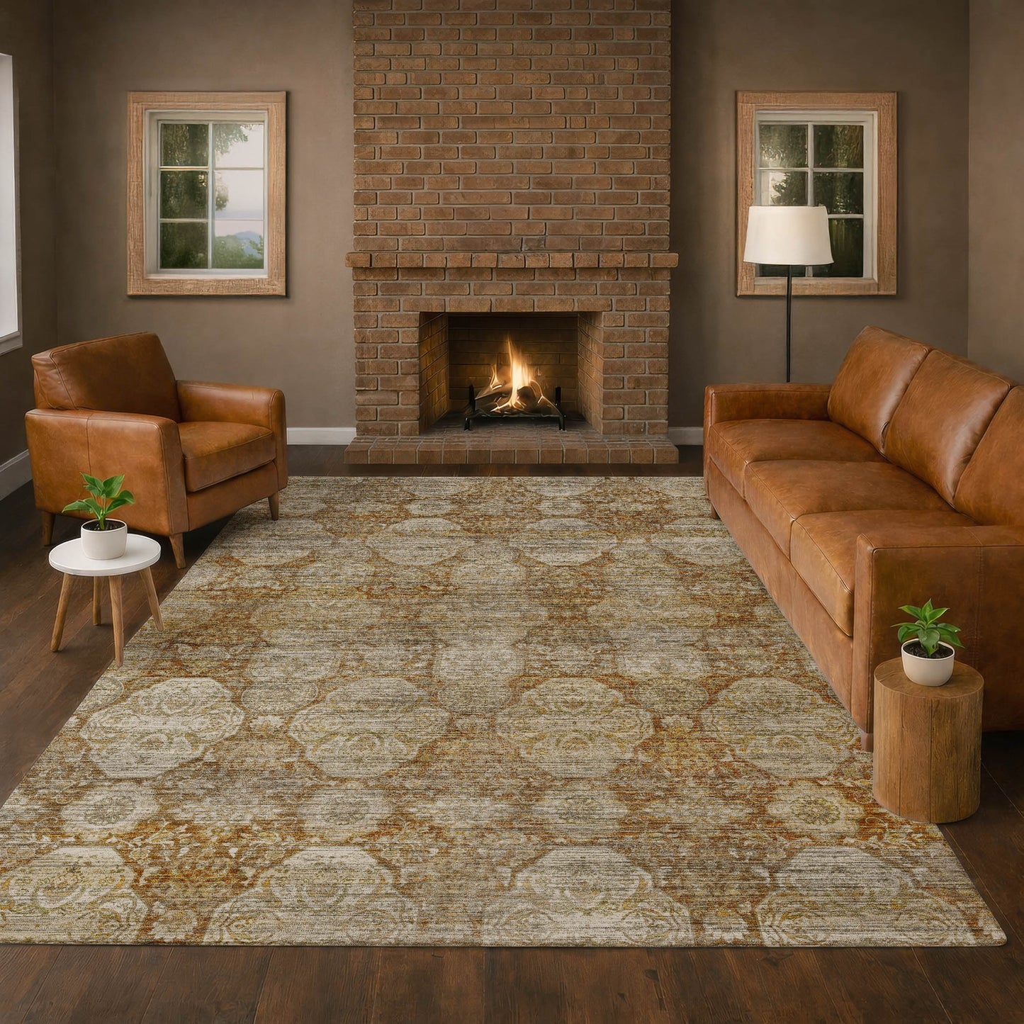 Dalyn Rugs Aristo Terracotta Traditional