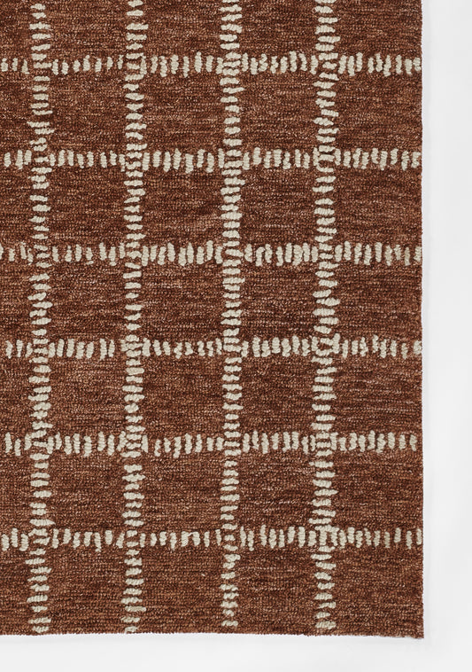 Momeni Archer Rust Contemporary