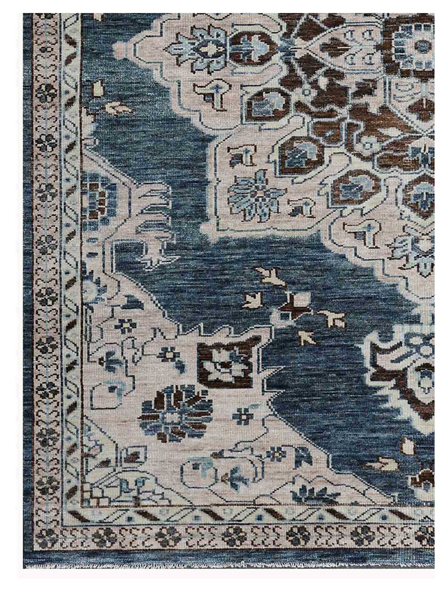 Artisan Aimee Black Camel Traditional Knotted Rug