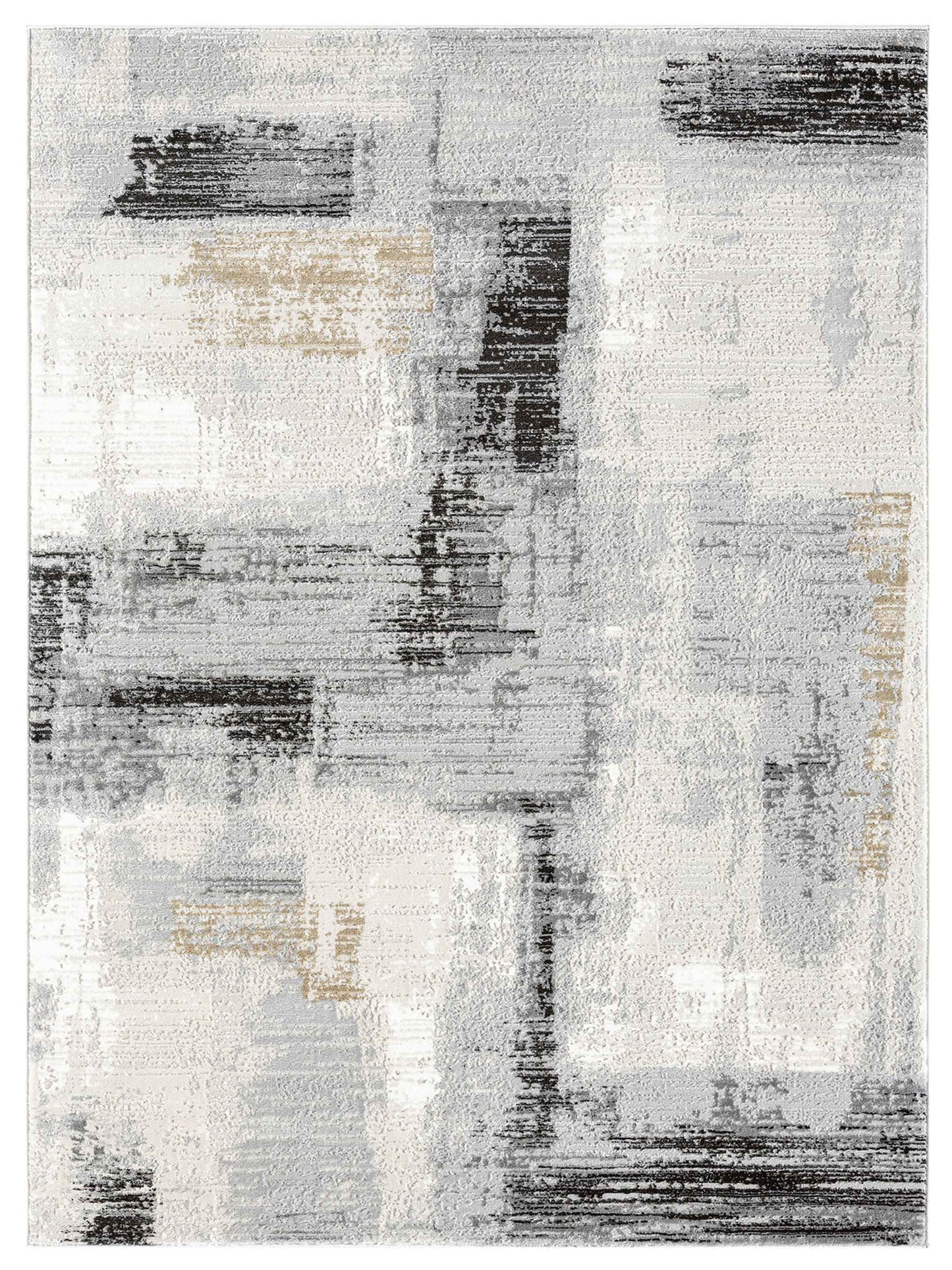 American Cover Design Astoria 940 Coal Modern Machine Woven Rug