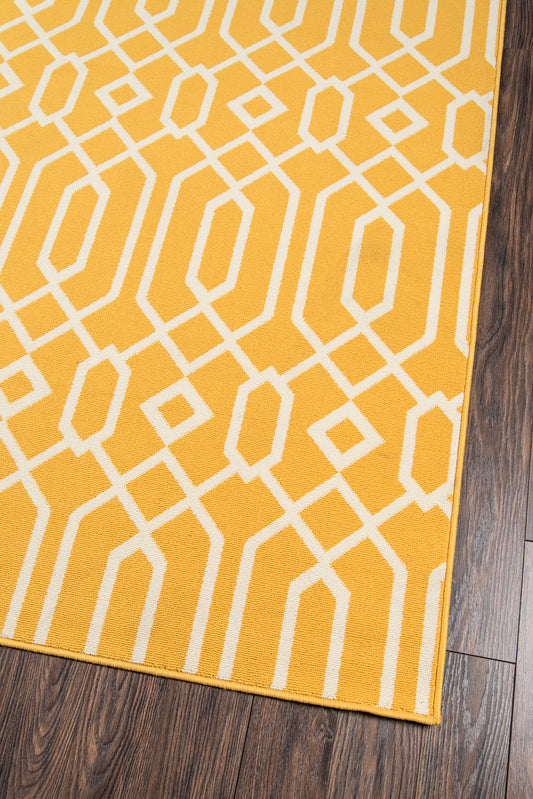 Momeni Baja Yellow Contemporary