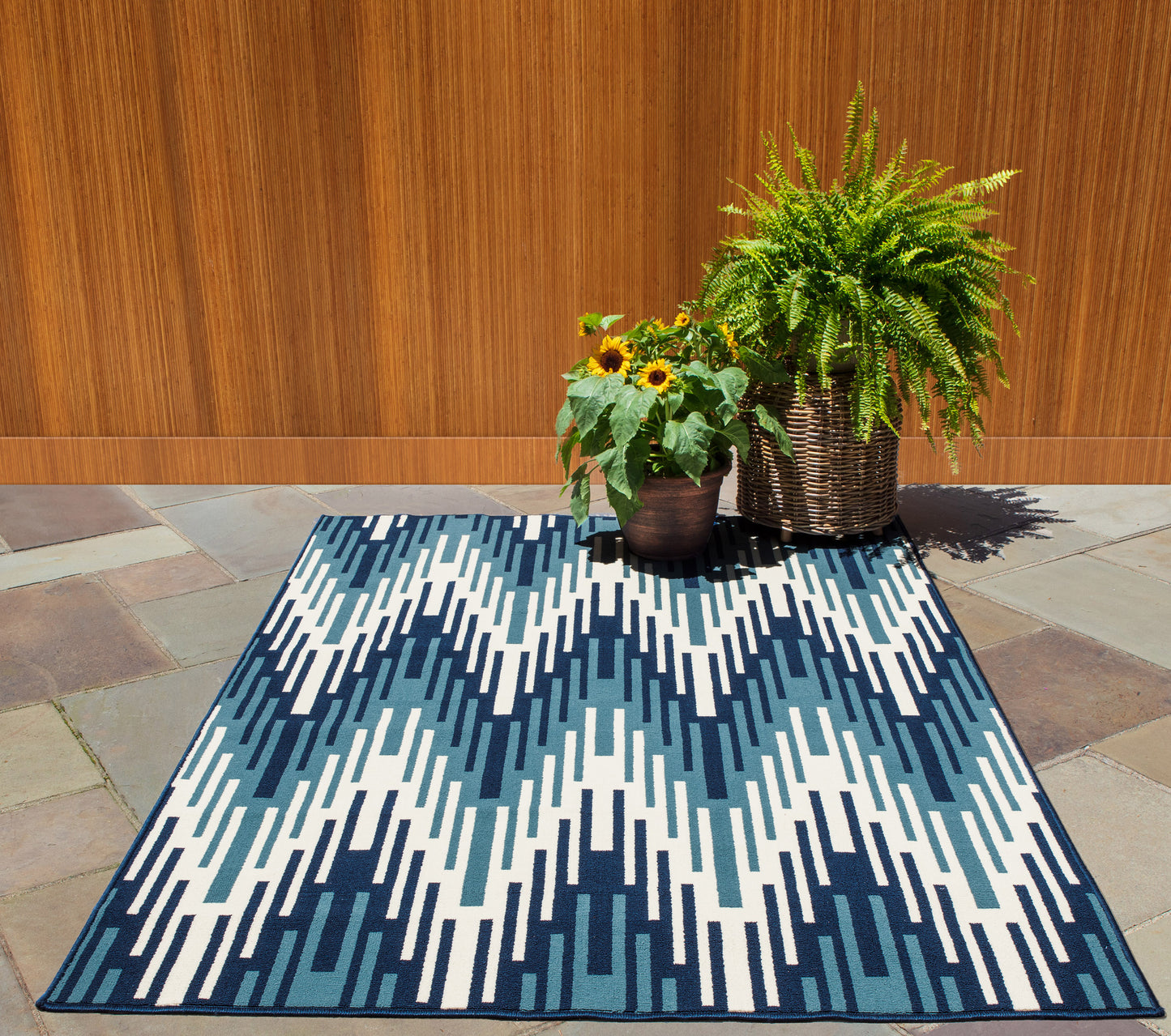 Momeni Baja Blue Contemporary
