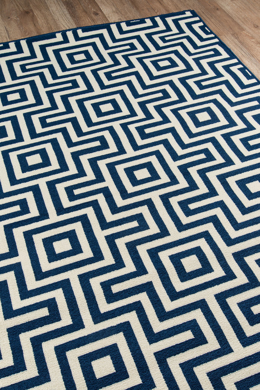 Momeni Baja Navy Contemporary