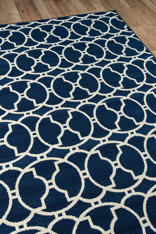 Momeni Baja Navy Contemporary