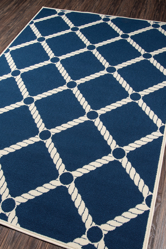 Momeni Baja Navy Contemporary