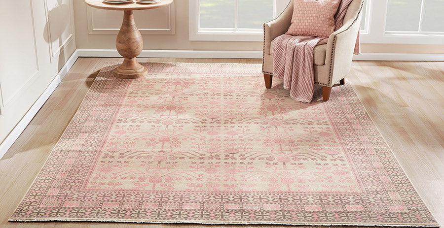 Momeni Banaras Pink Traditional