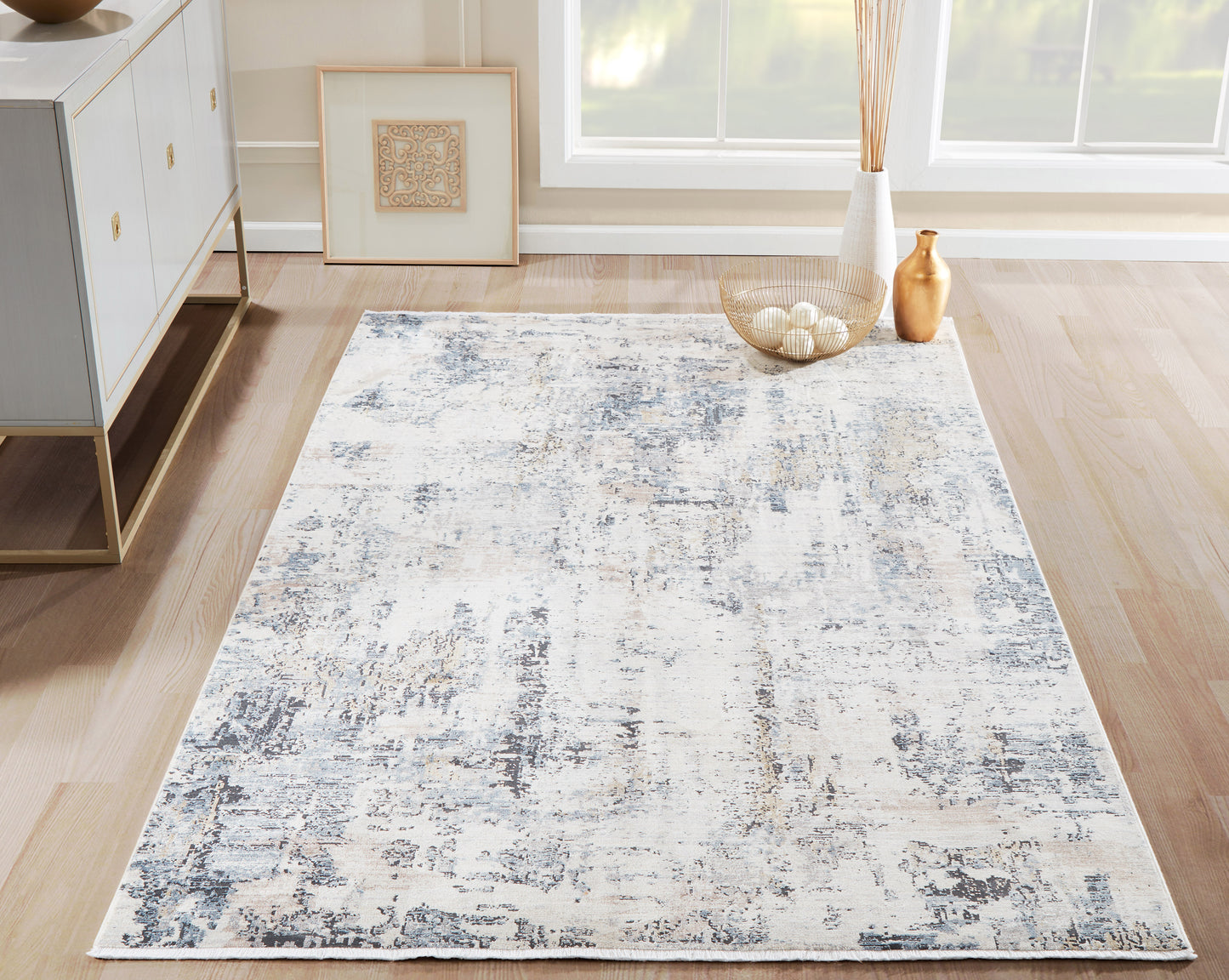 Momeni Bergen Blue Contemporary