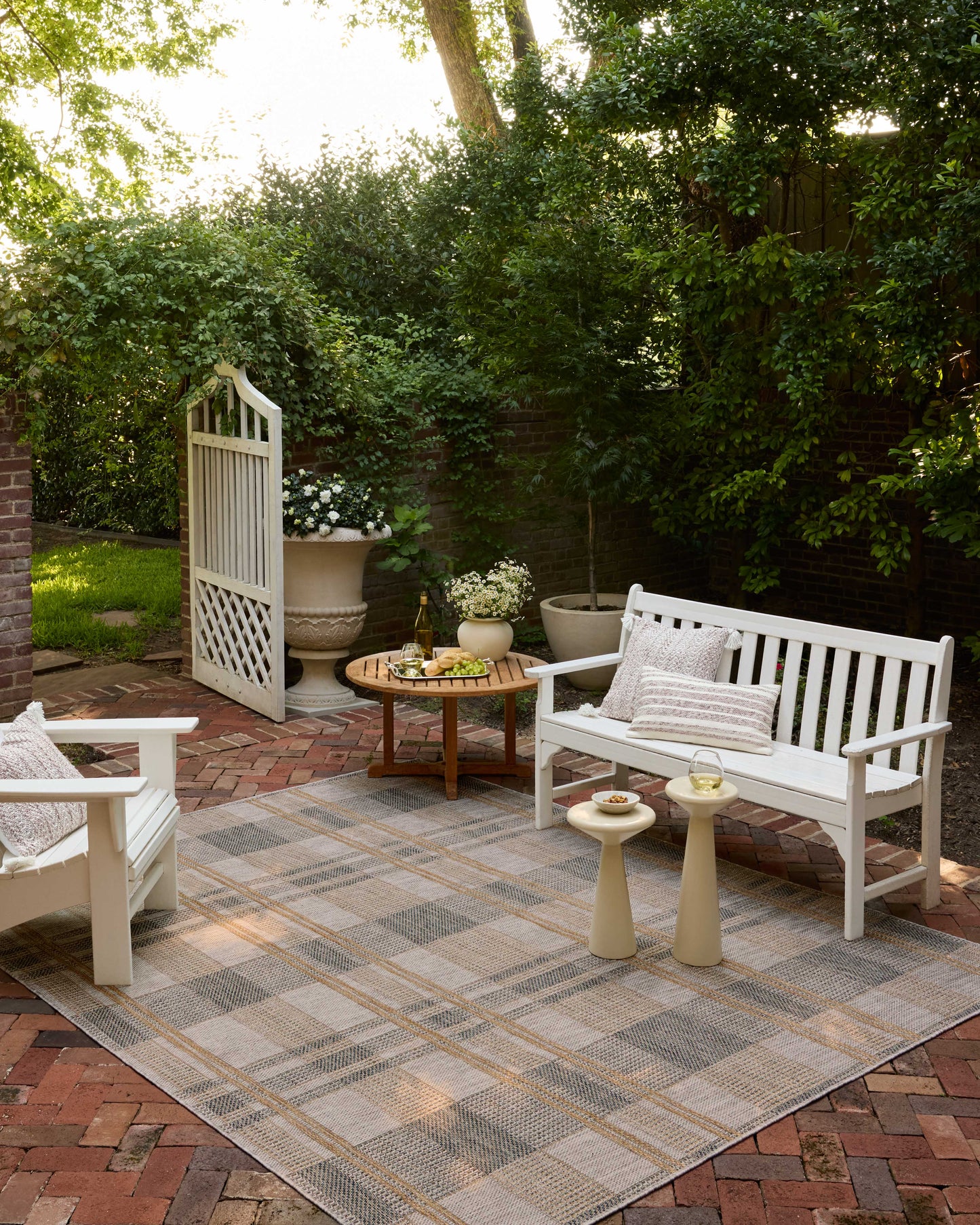 Loloi II Birch Bone Gold Indoor/Outdoor