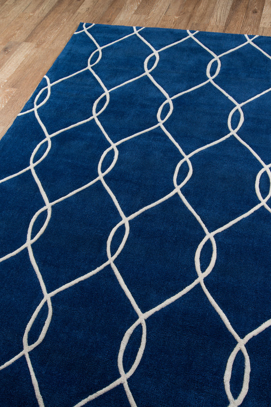 Momeni Bliss Navy Contemporary