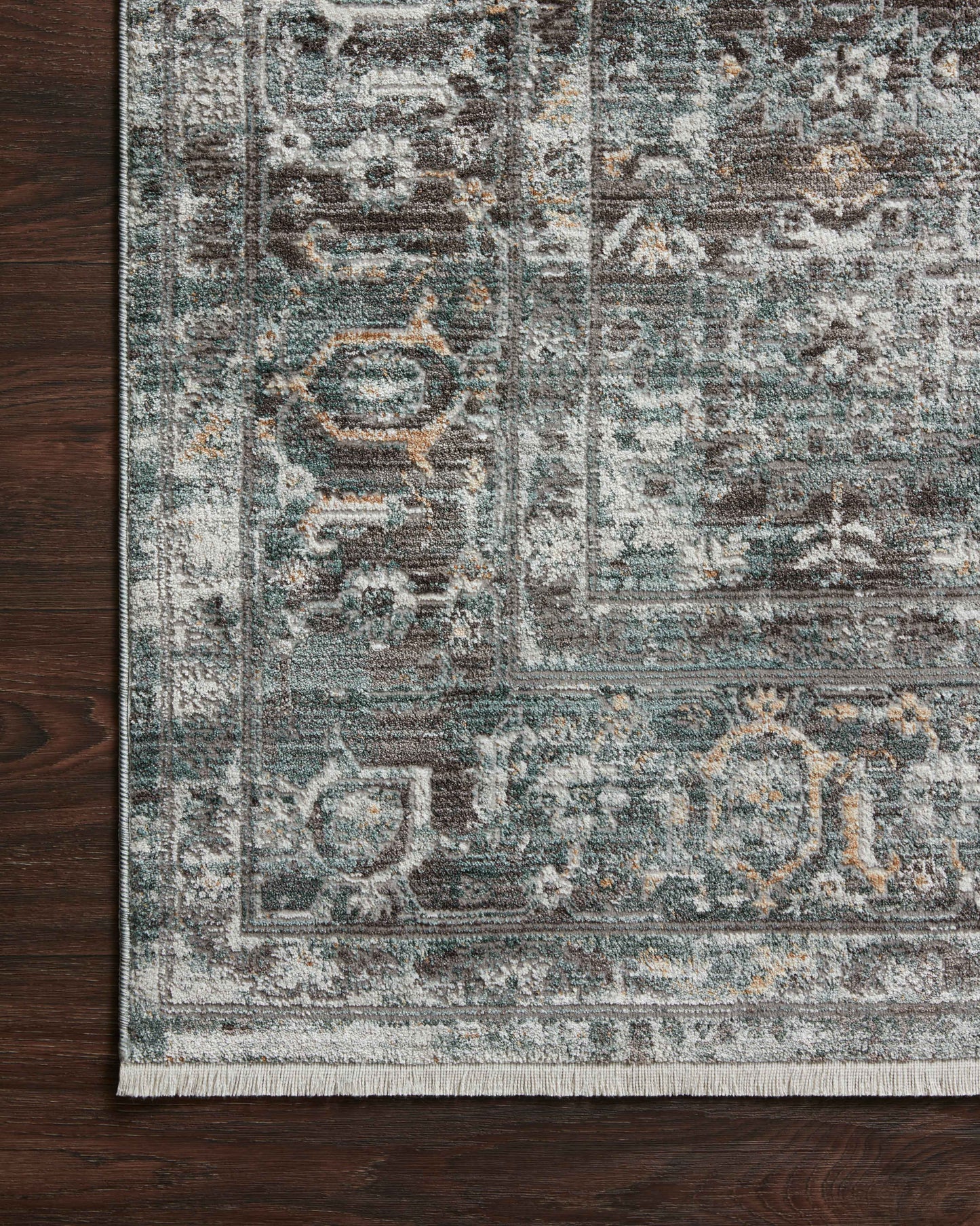 Loloi Bonney Slate Teal Traditional