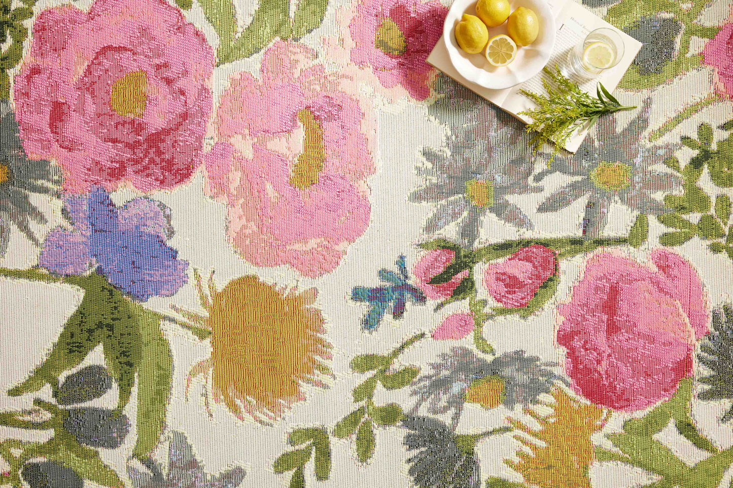 Loloi II Botanical Ivory Multi Indoor/Outdoor