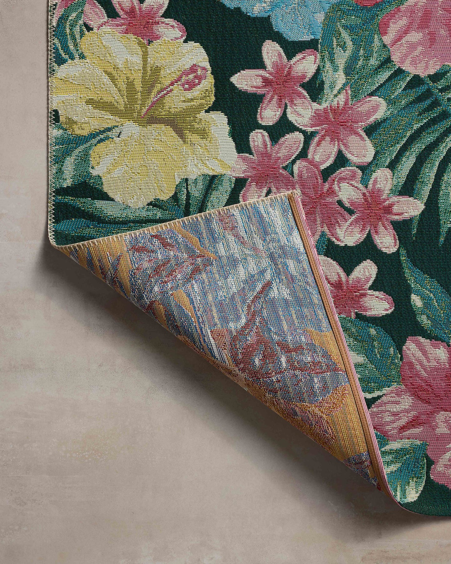 Loloi II Botanical Midnight Multi Indoor/Outdoor