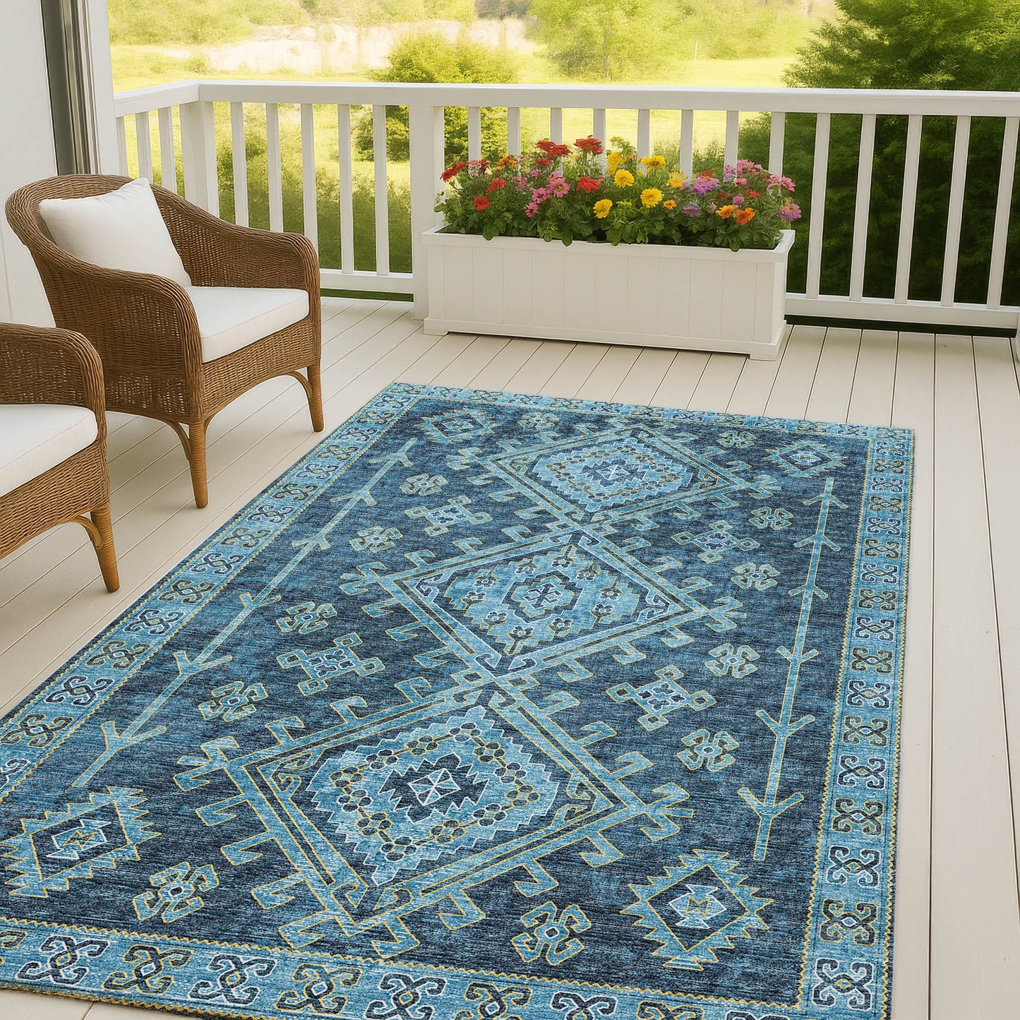 Dalyn Rugs Brisbane Navy Casual