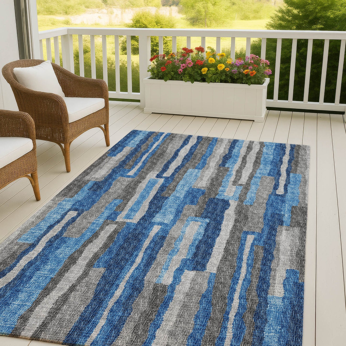 Dalyn Rugs Brisbane Navy Casual