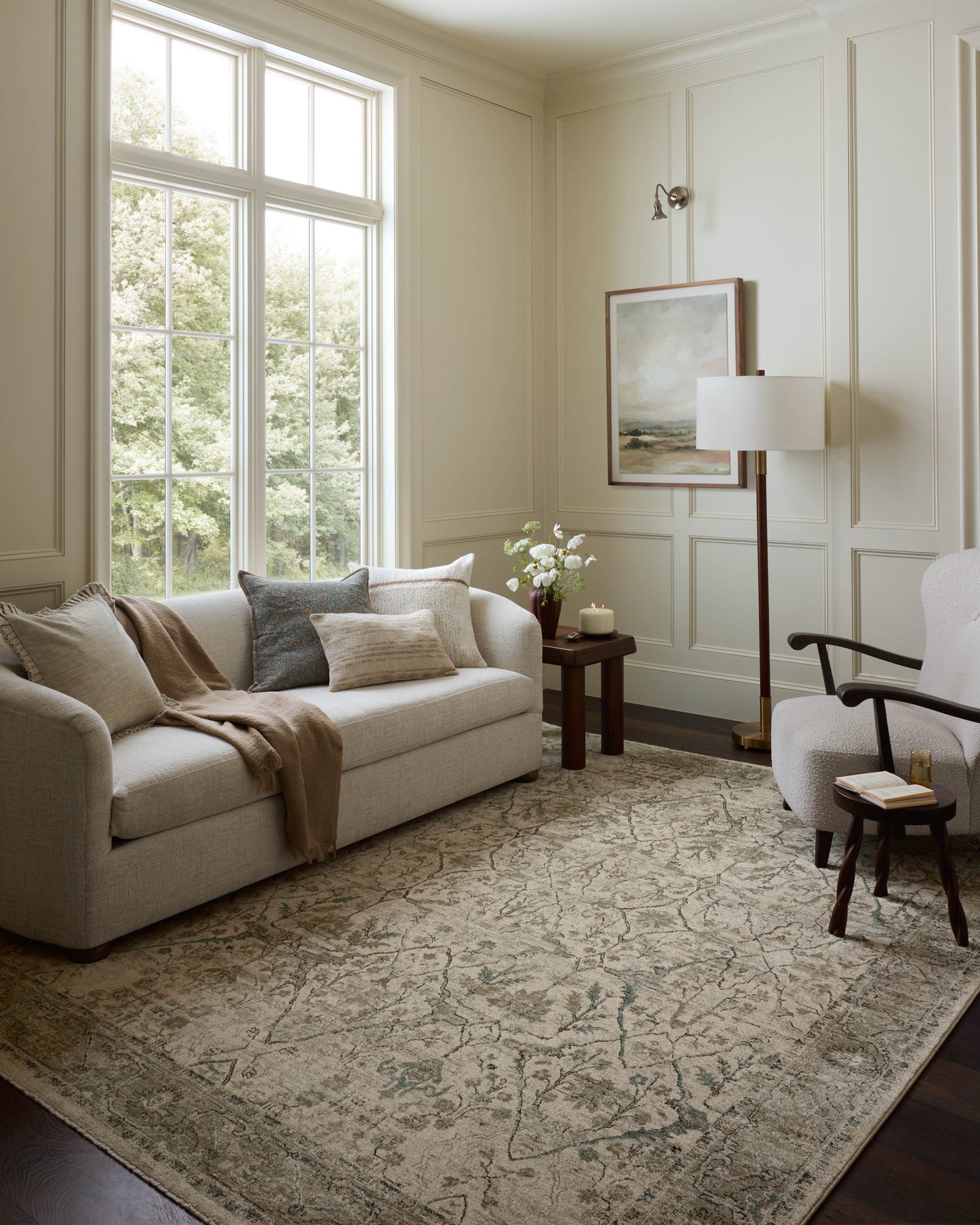 Loloi Briar Ivory Sage Traditional