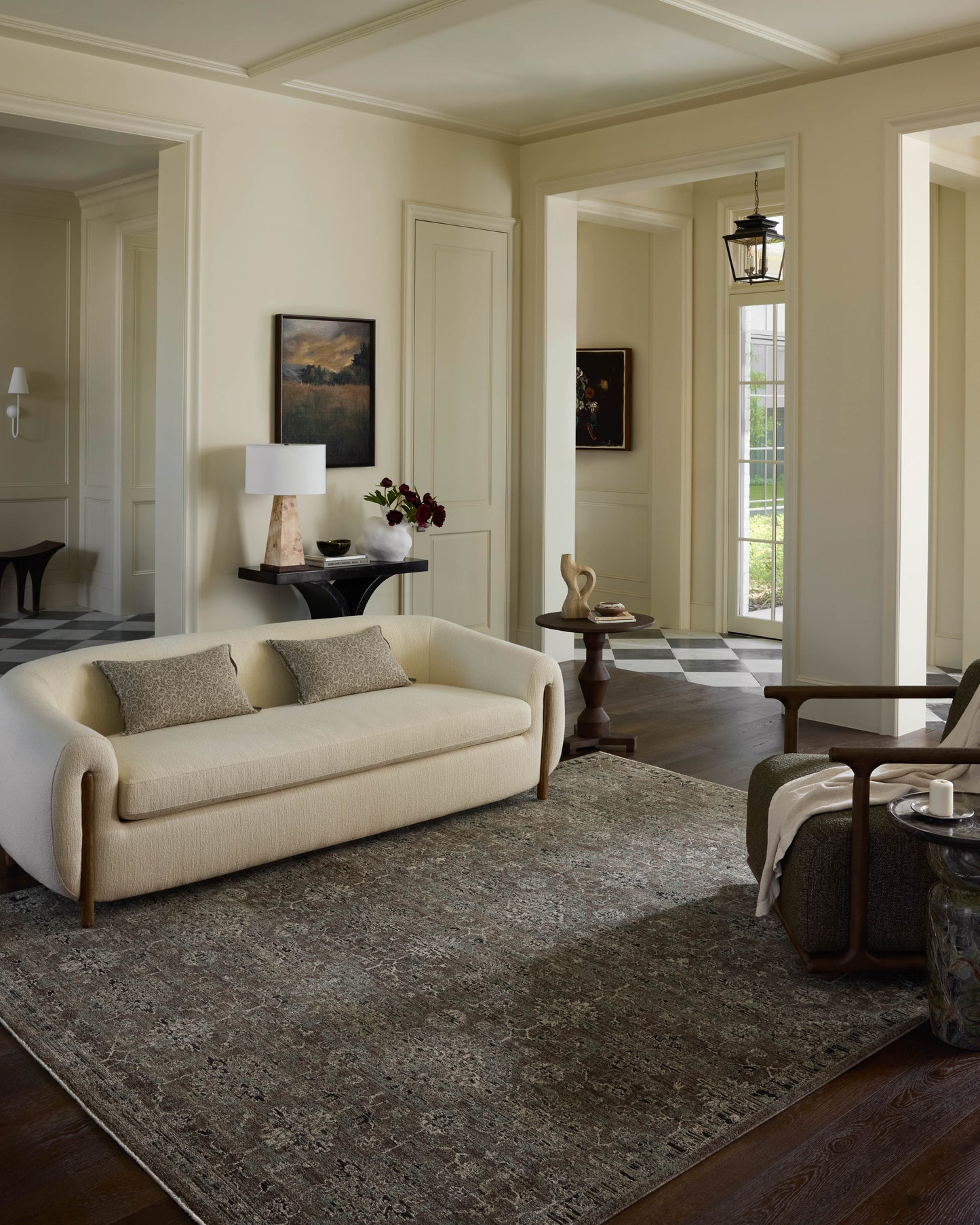 Loloi Briar Bark Lagoon Traditional