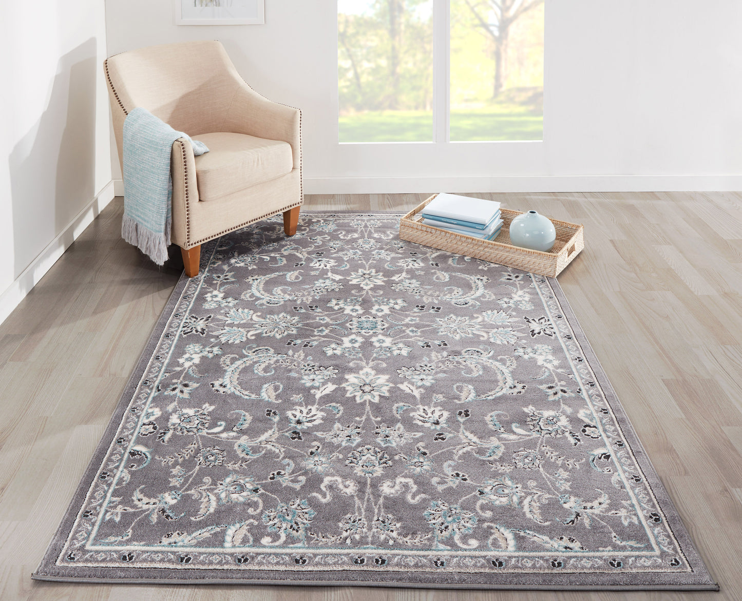 Momeni Brooklyn Heights Grey Transitional