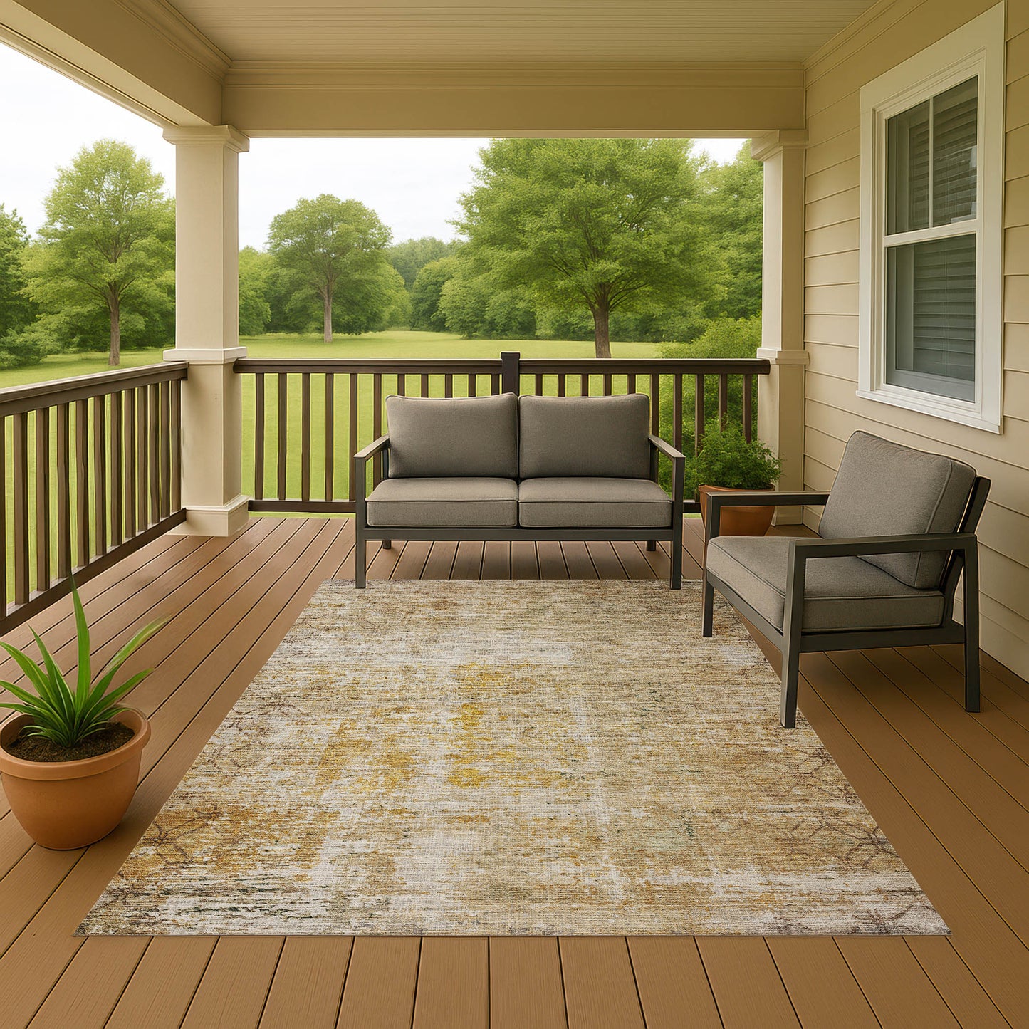 Dalyn Rugs Burano Gold Transitional