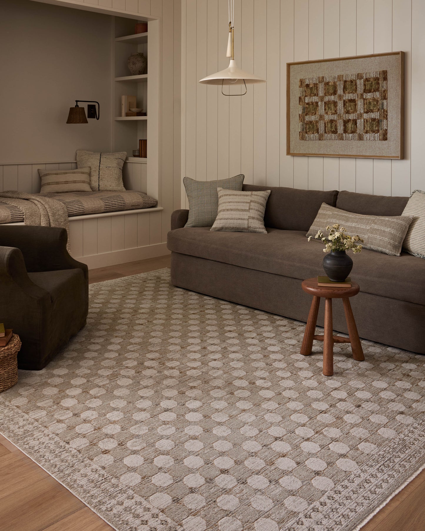 Amber Lewis x Loloi Cali Taupe Natural Contemporary