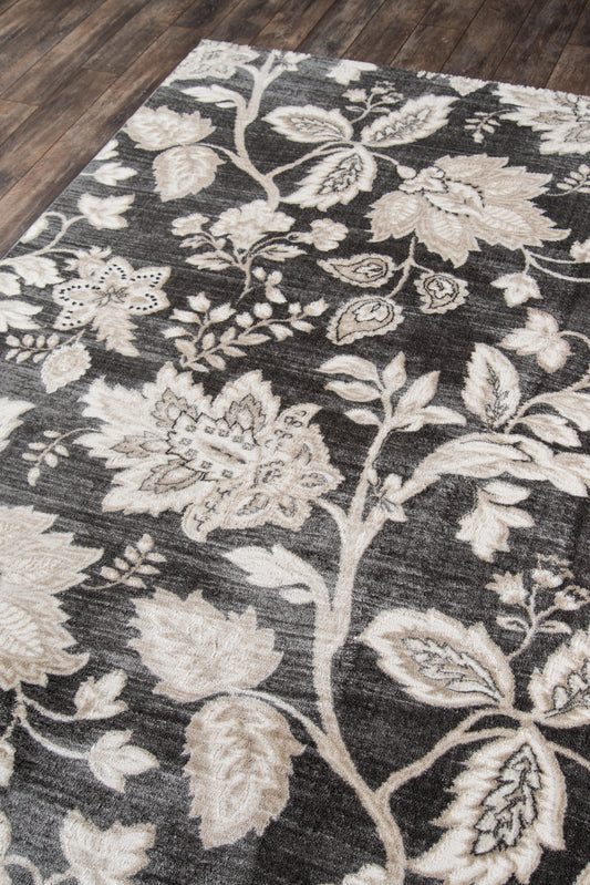 Momeni Carroll Gardens Charcoal Transitional