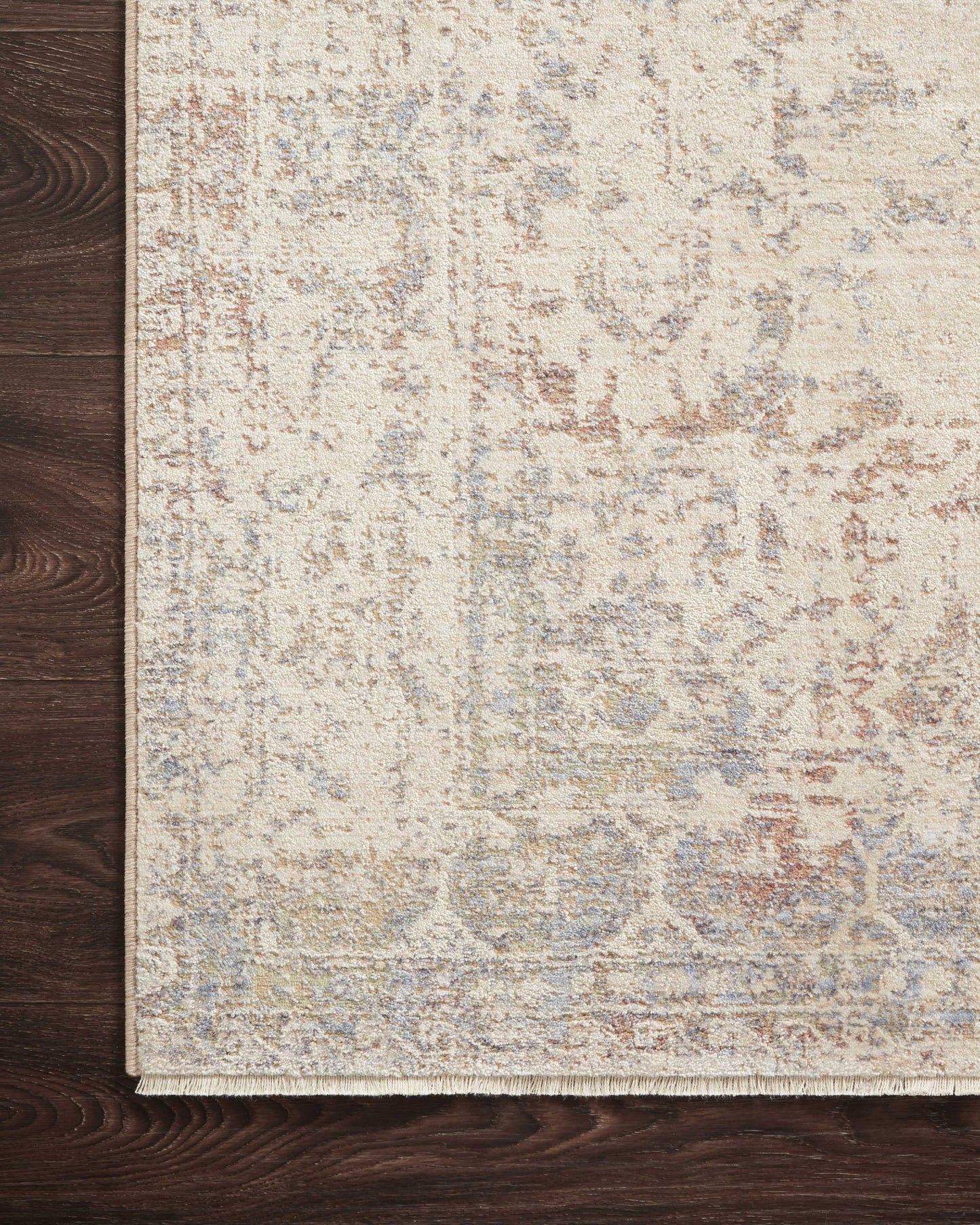 Magnolia Home by Joanna Gaines x Loloi Carlisle Ivory Multi Traditional