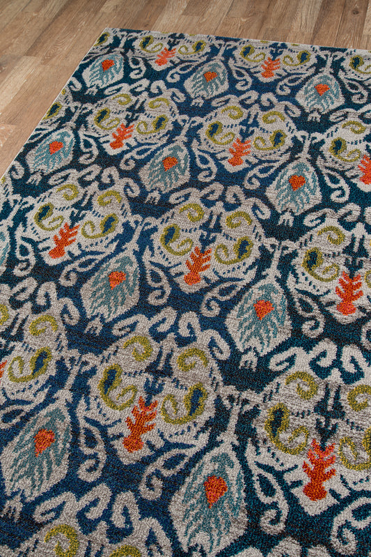 Momeni Casa Navy Transitional
