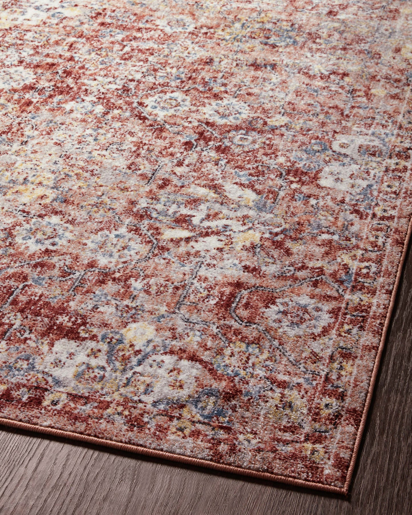 Loloi Cassandra Rust Ivory Traditional
