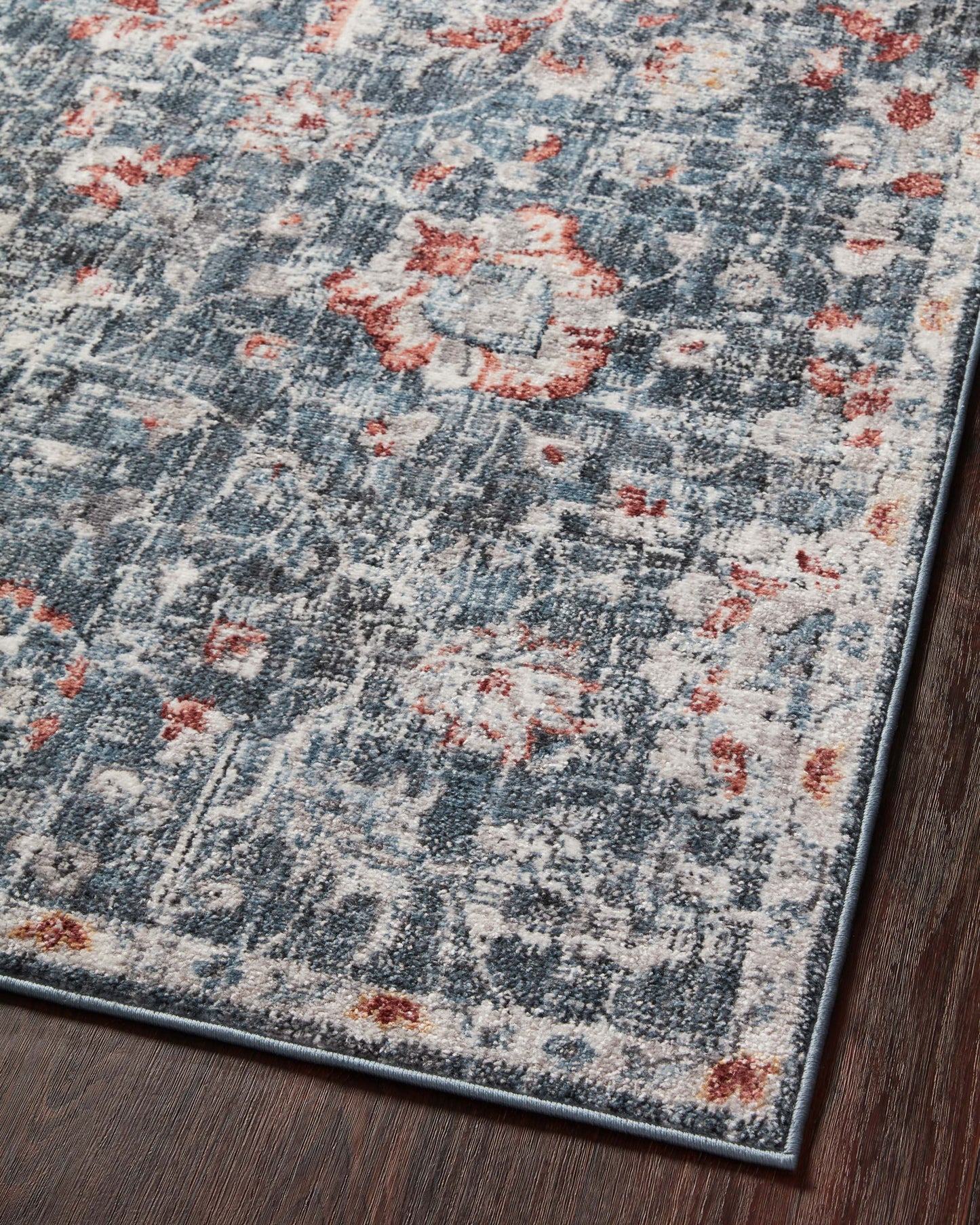 Loloi Cassandra Blue Rust Traditional