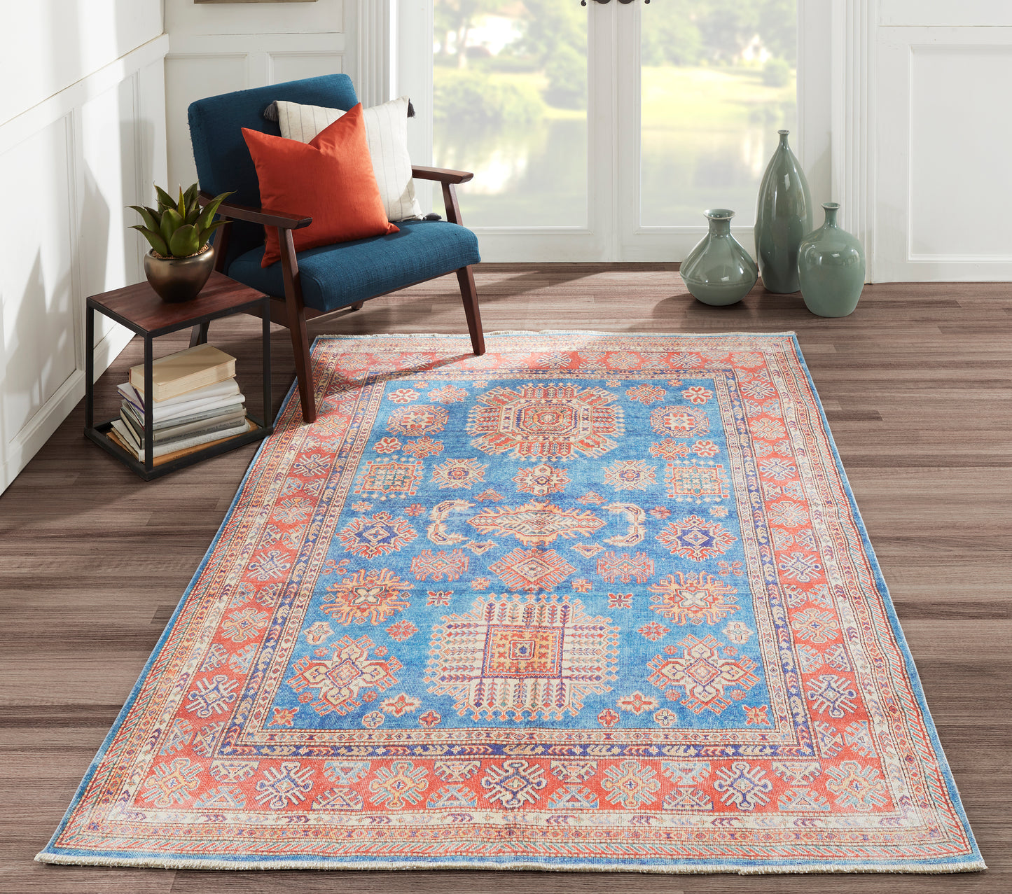 Momeni Chandler Blue Traditional