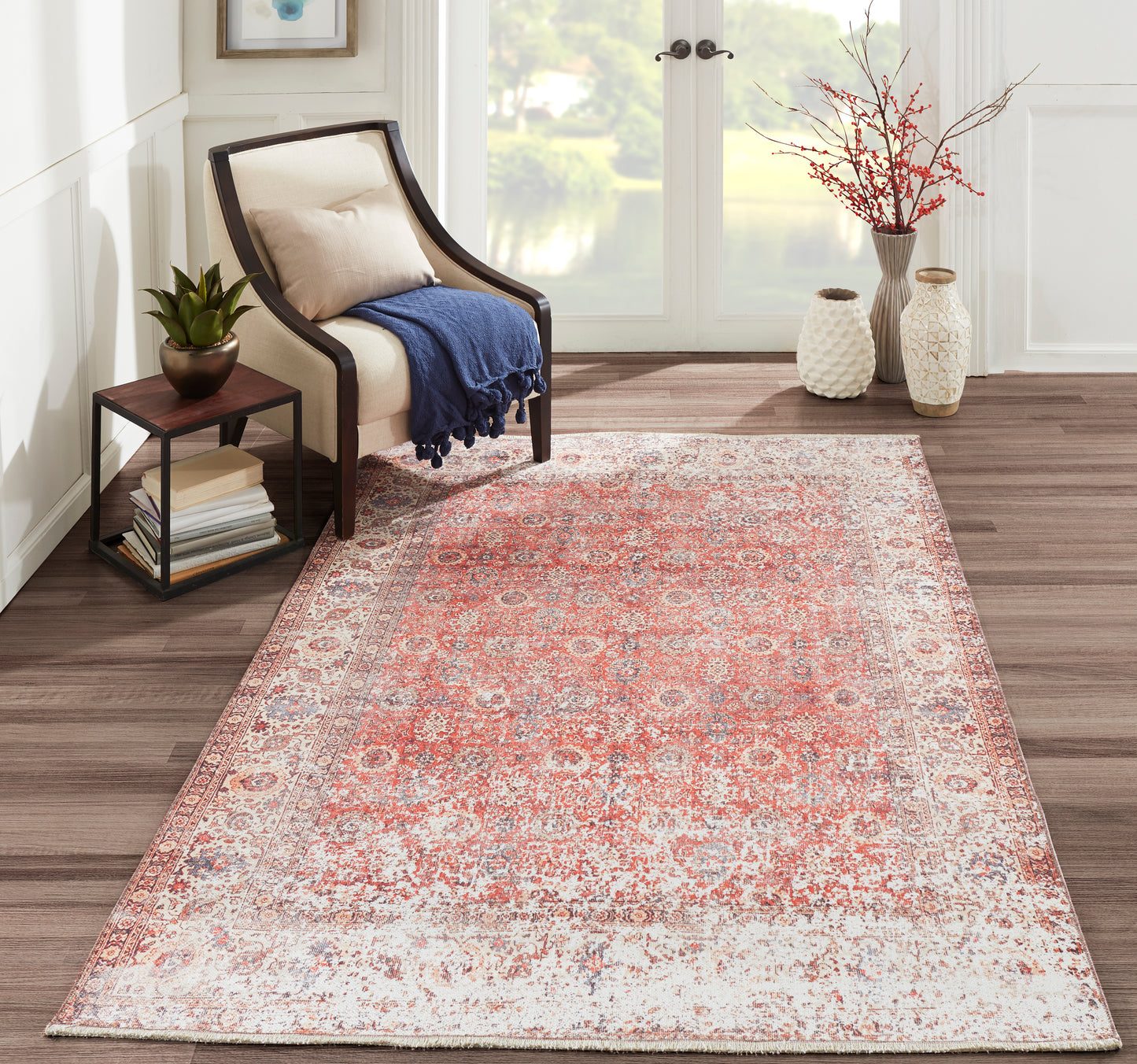 Momeni Chandler Red Traditional