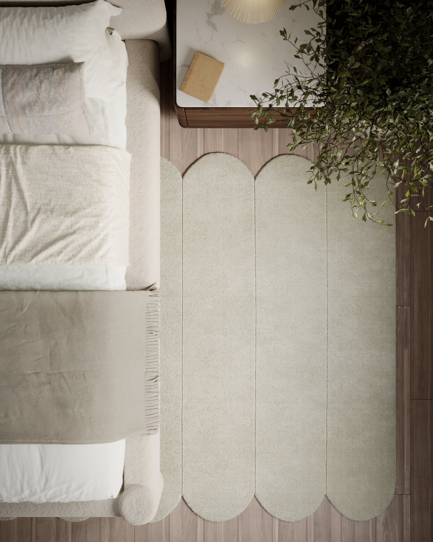 Momeni Claude Ivory Contemporary