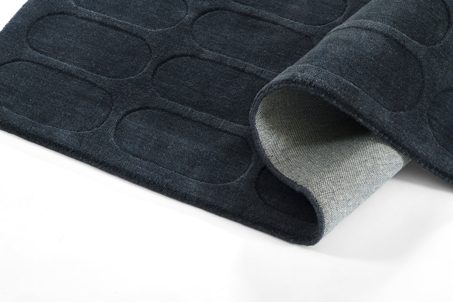 Momeni Contour Navy Contemporary