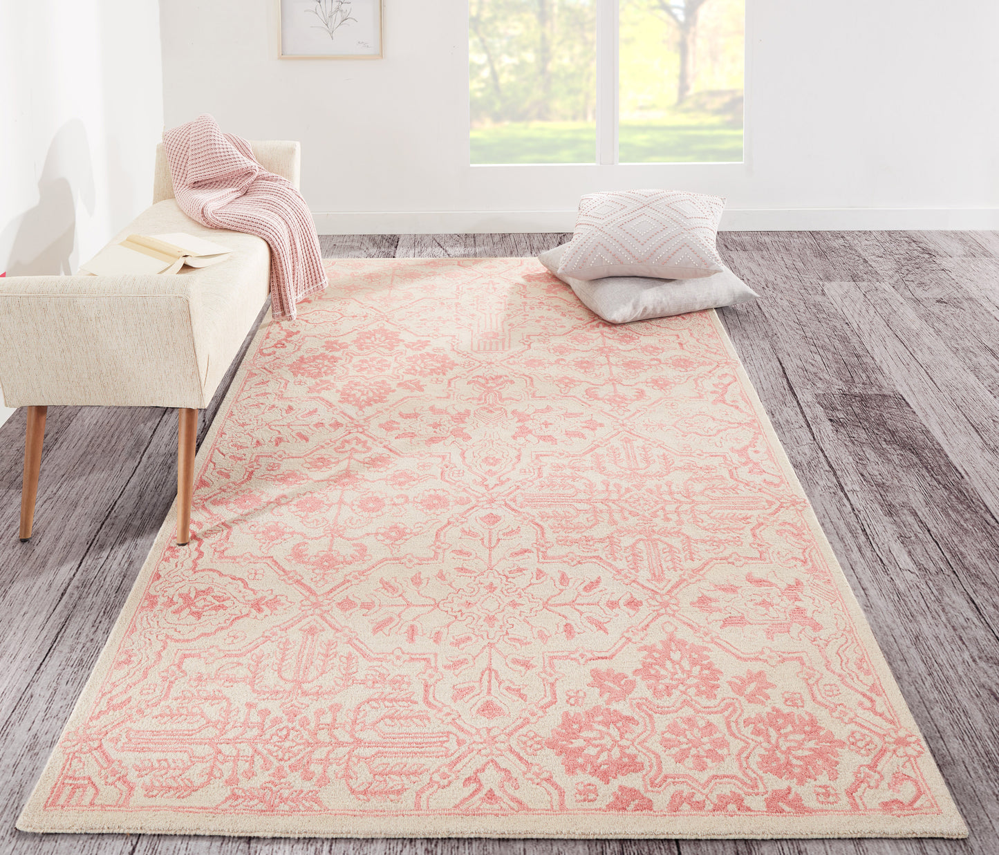 Momeni Cosette Pink Traditional