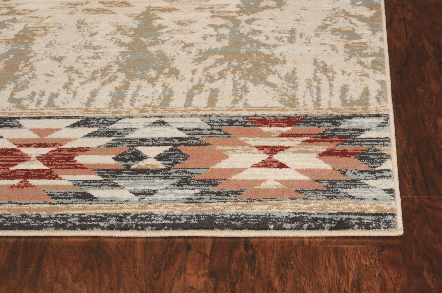 Kas Chester 5635 Ivory Rustic & Lodge Machine Woven Rug