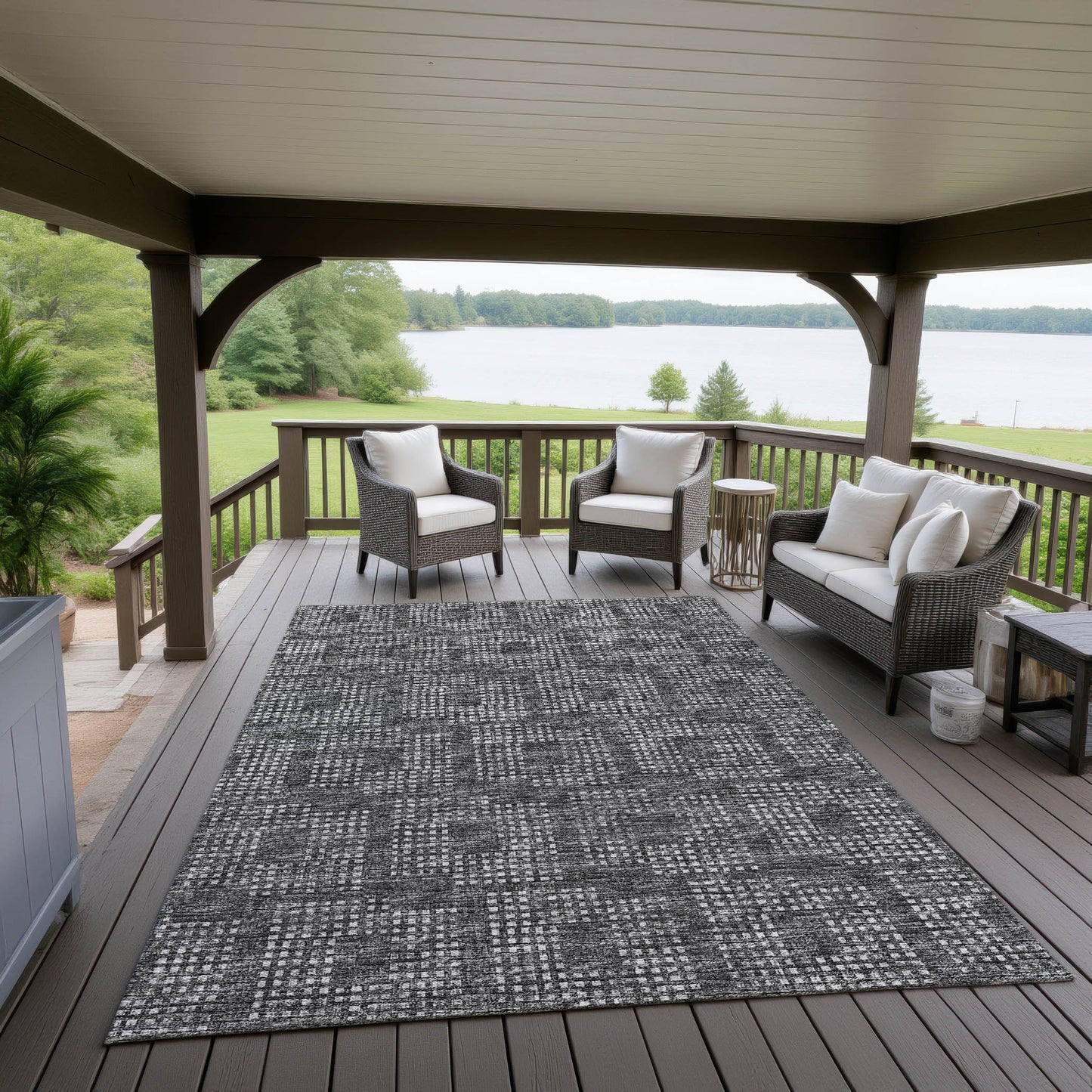 Dalyn Rugs Delano Midnight Transitional
