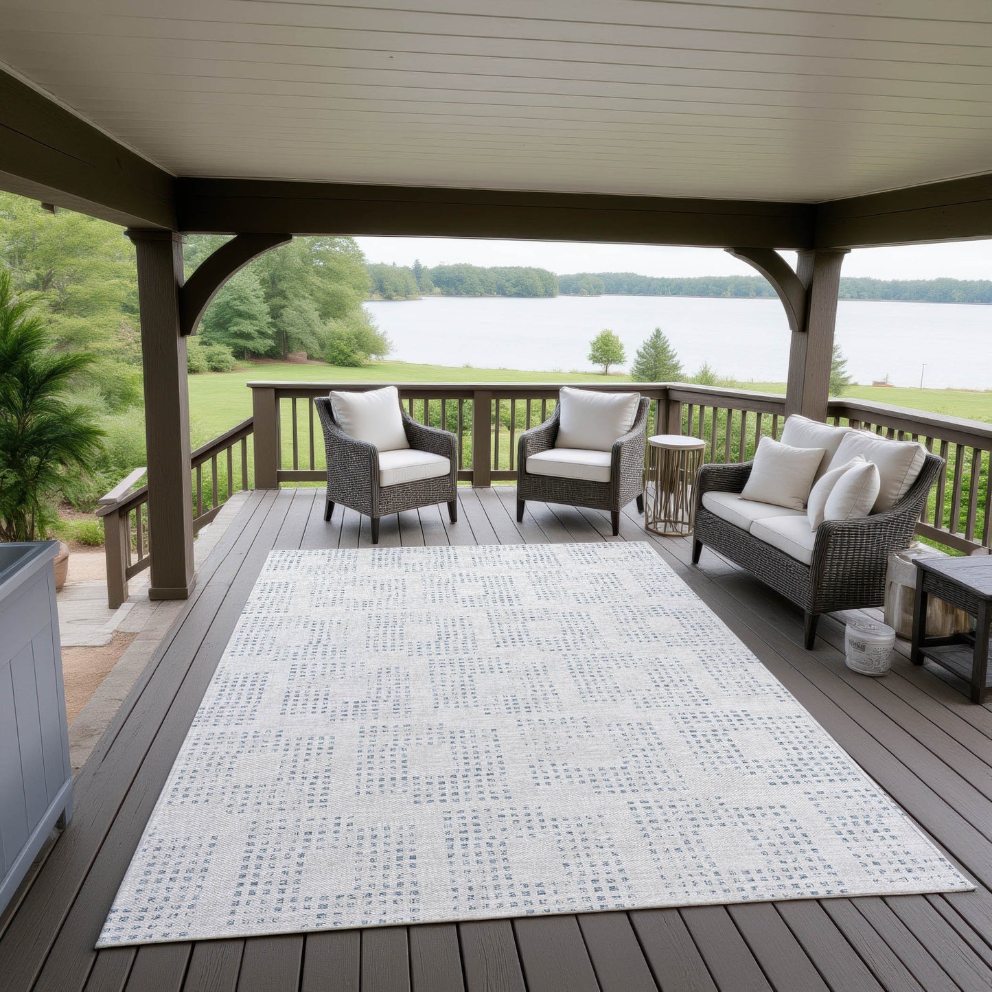 Dalyn Rugs Delano Tin Transitional