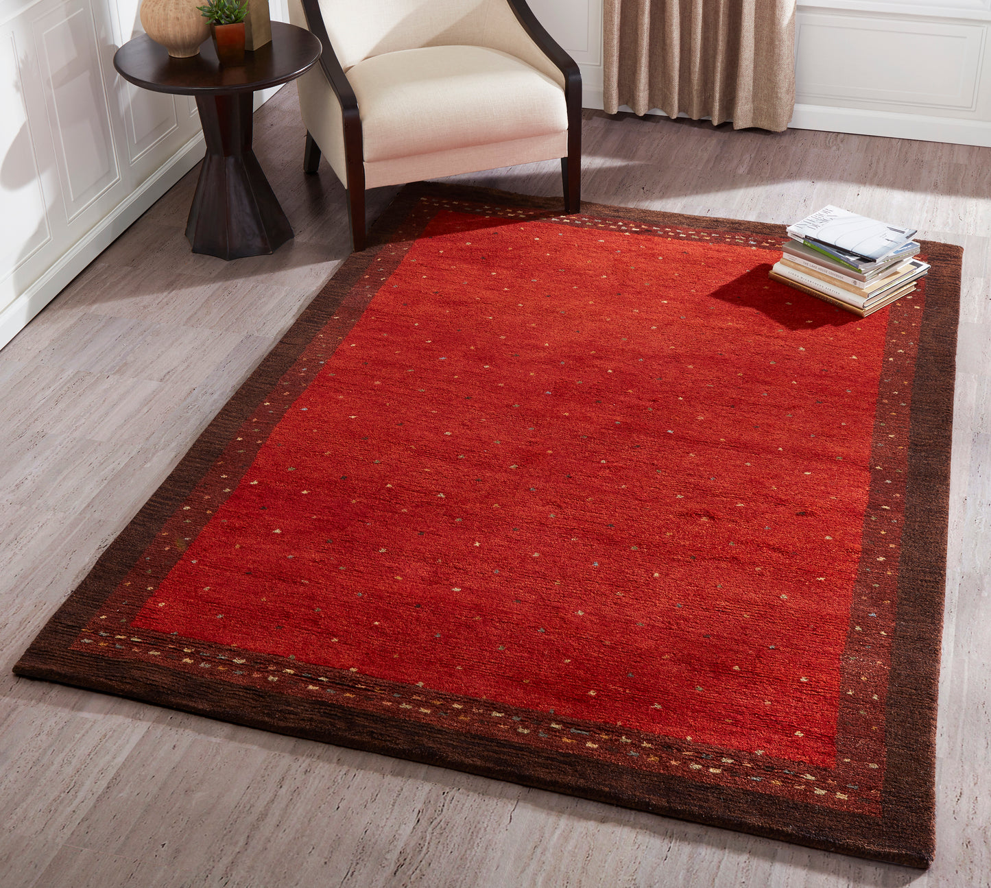 Momeni Desert Gabbeh Paprika Transitional