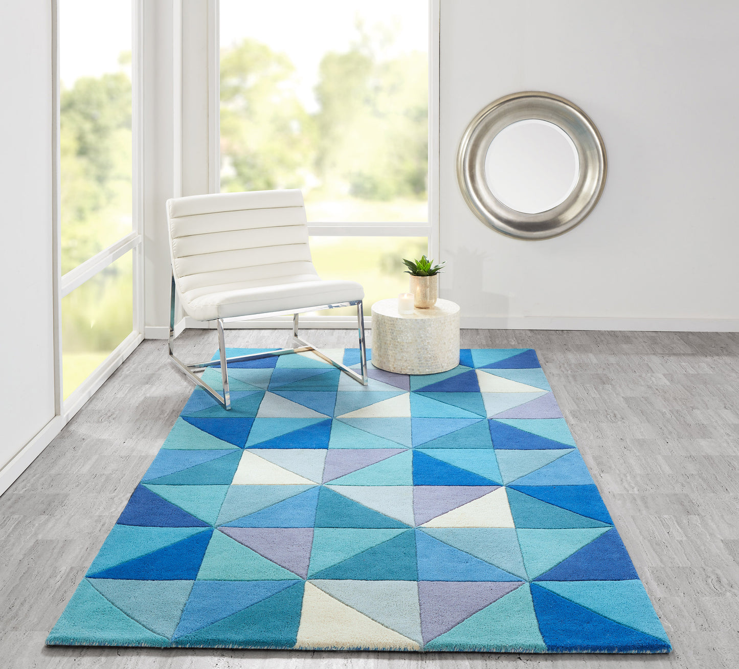 Momeni Delhi Blue Contemporary