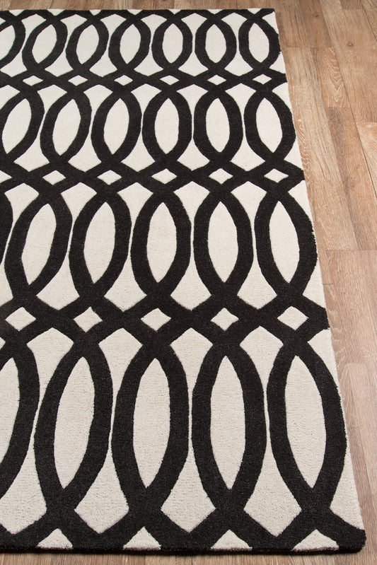 Momeni Delhi Black Contemporary