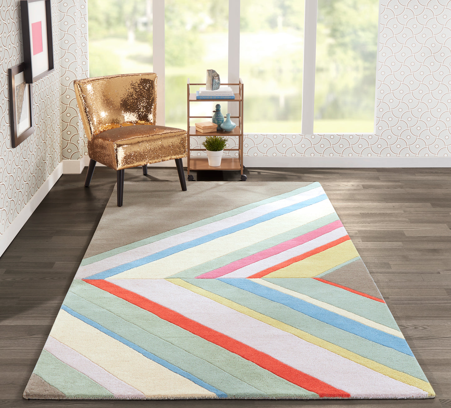 Novogratz Delmar Grey Contemporary