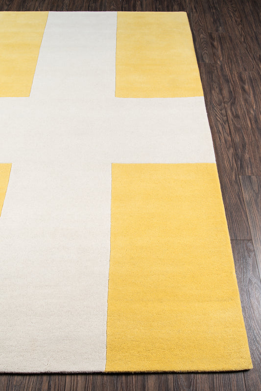 Novogratz Delmar Yellow Contemporary