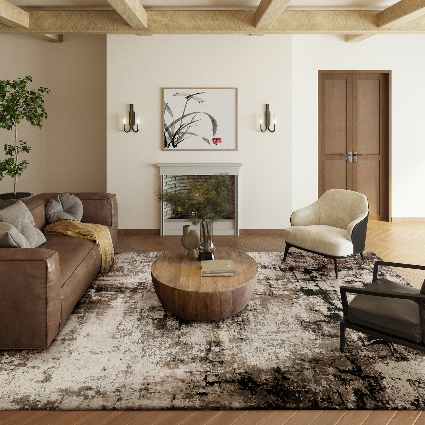 Dalyn Rugs Denizi Putty Transitional