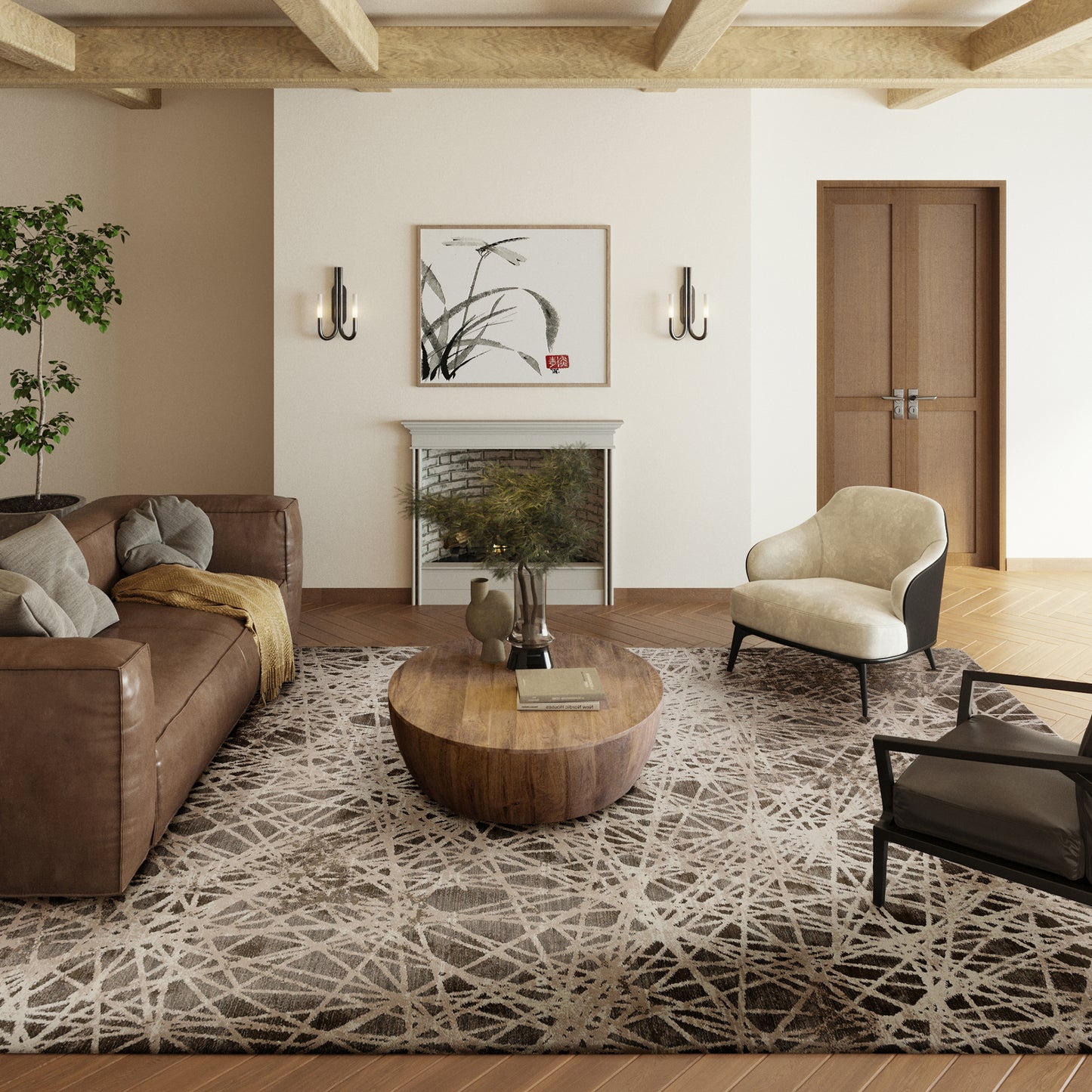 Dalyn Rugs Denizi Taupe Transitional