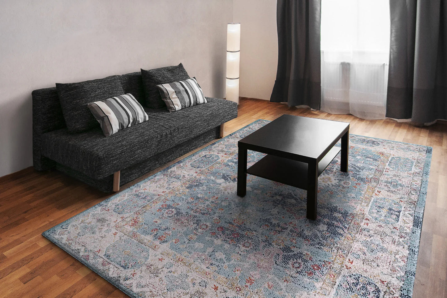 Dynamic Rugs Soma 6197 Blue Multi Transitional Machine-Made Rug
